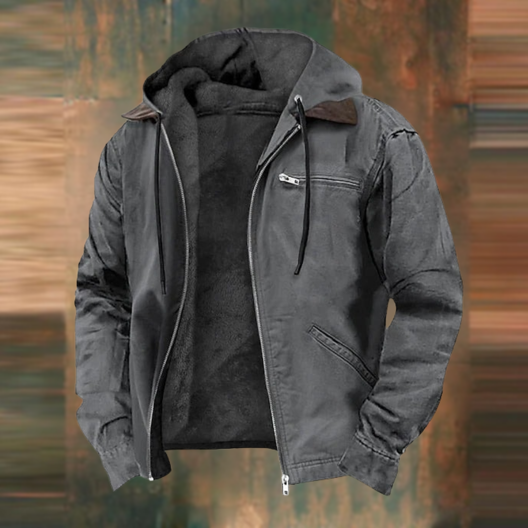 George | Veste d'Automne Ajustée pour Homme avec Poches