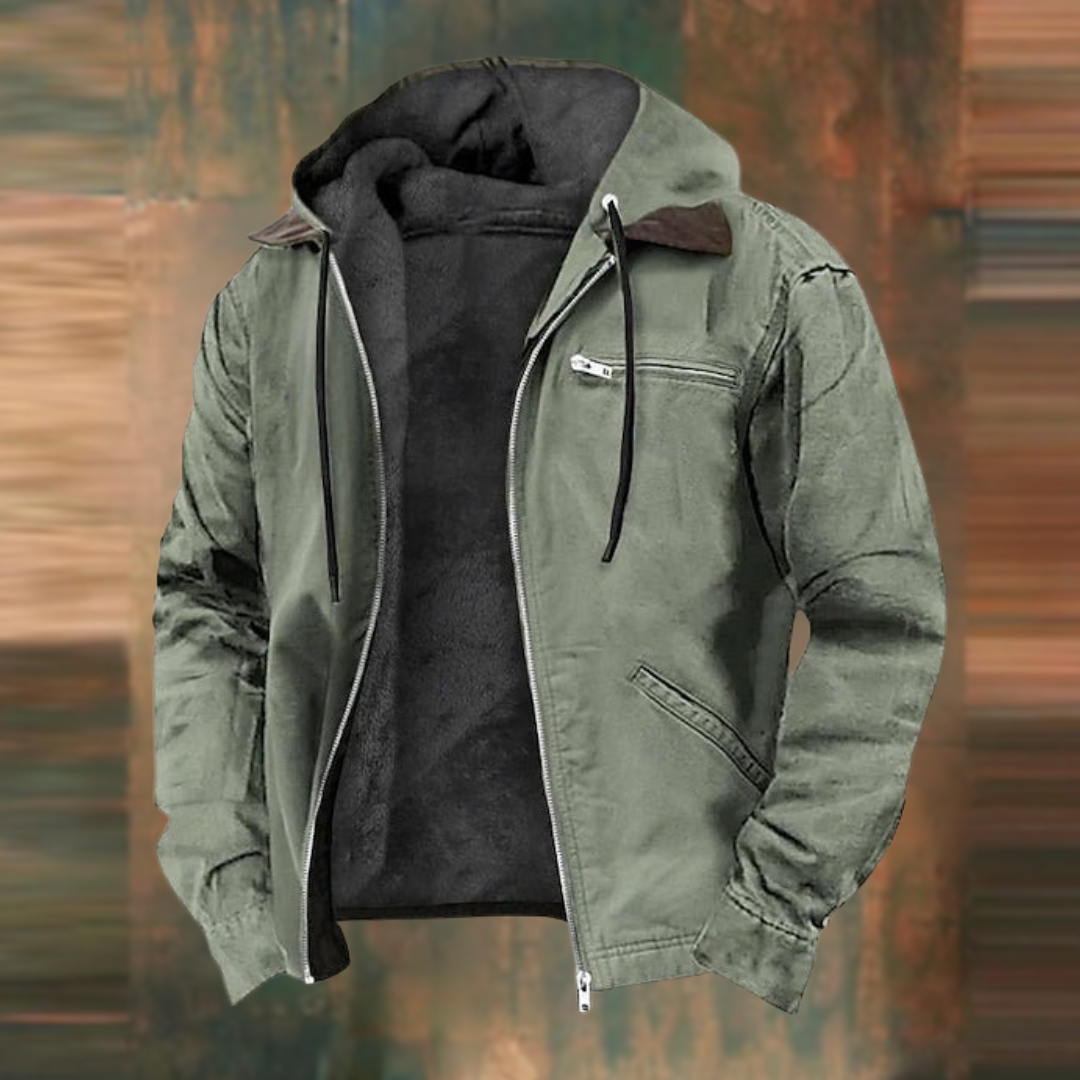 George | Veste d'Automne Ajustée pour Homme avec Poches
