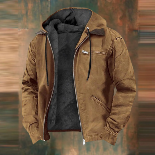 George | Veste d'Automne Ajustée pour Homme avec Poches