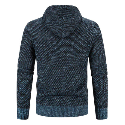 Daan | Homme Sweat à Capuche et Zippé avec Doublure en Laine