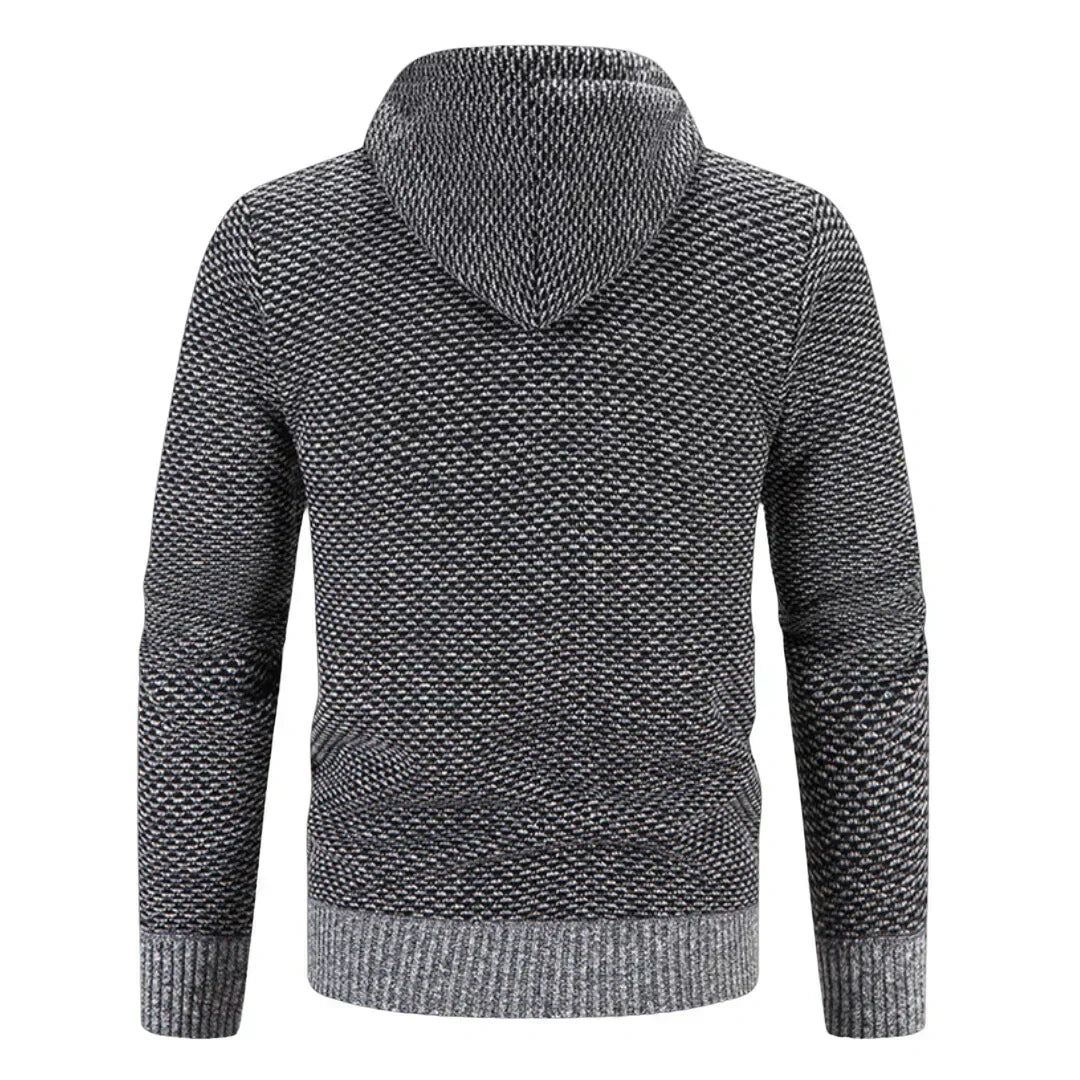 Daan | Homme Sweat à Capuche et Zippé avec Doublure en Laine