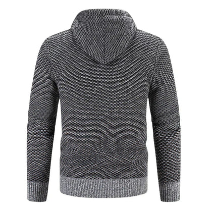 Daan | Homme Sweat à Capuche et Zippé avec Doublure en Laine