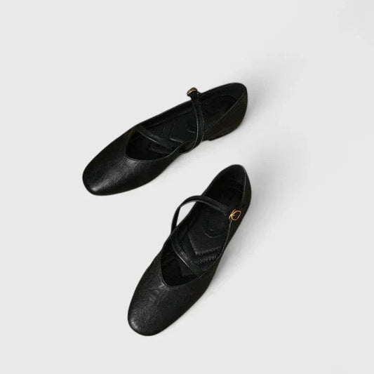 Katherine | Femmes Ballerines Style Ballet avec Rubans Ajustables