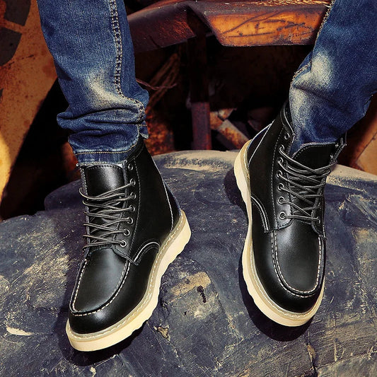 Dustin | Homme Bottes d'Hiver avec Semelle Matelassée
