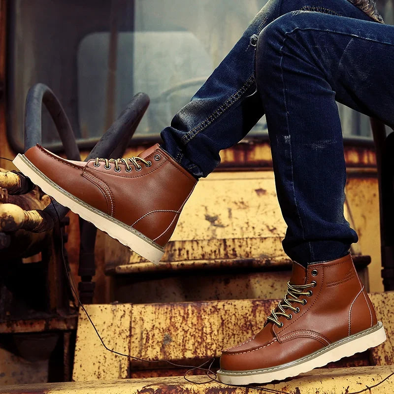Dustin | Homme Bottes d'Hiver avec Semelle Matelassée