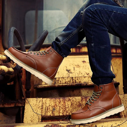 Dustin | Homme Bottes d'Hiver avec Semelle Matelassée