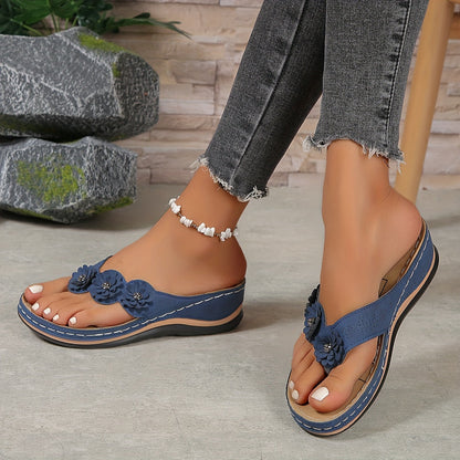 Seraphie | Femmes Sandales avec Semelle Rembourrée en Gel